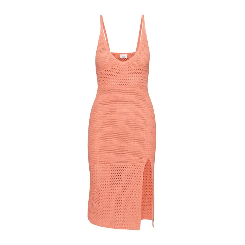 Aritzia Wilfred Evie Crochet Midi Dress